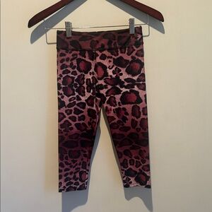 Kids OYouth Leopard Print Capri Leggings